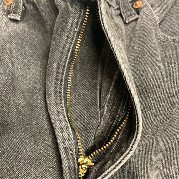 LEVI STRAUSS‎ Vintage 550 women’s Black ( faded) Jeans Size 13 Juniors - Picture 5 of 10
